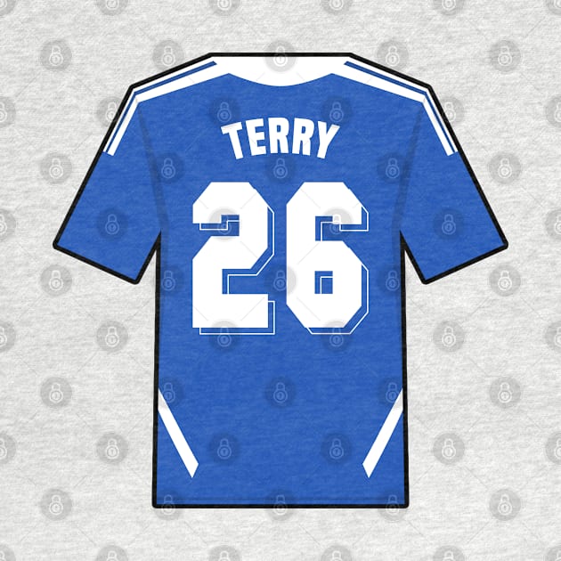 John Terry Chelsea 11/12 UCL Winner Jersey by Footscore